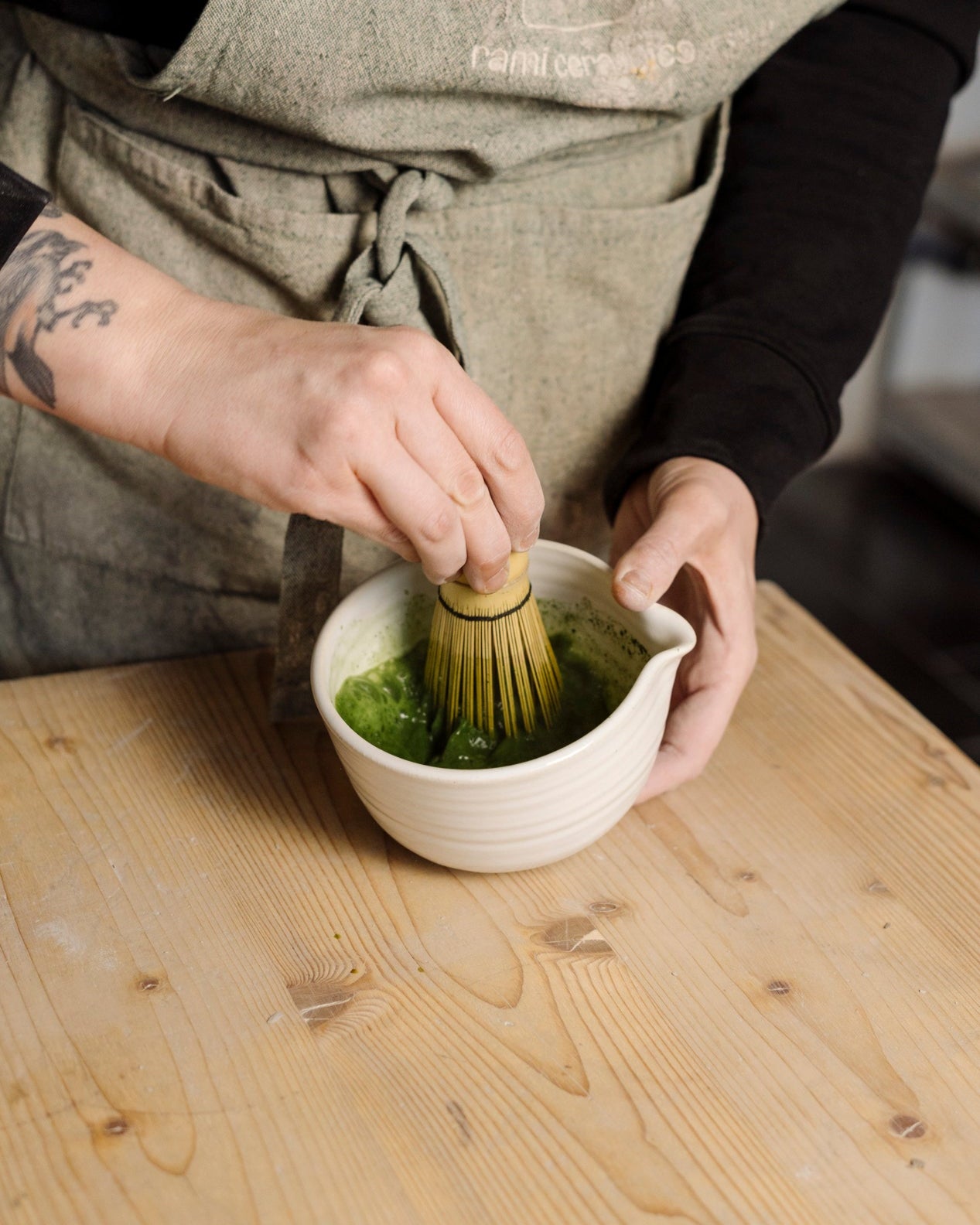 Ton und Matcha