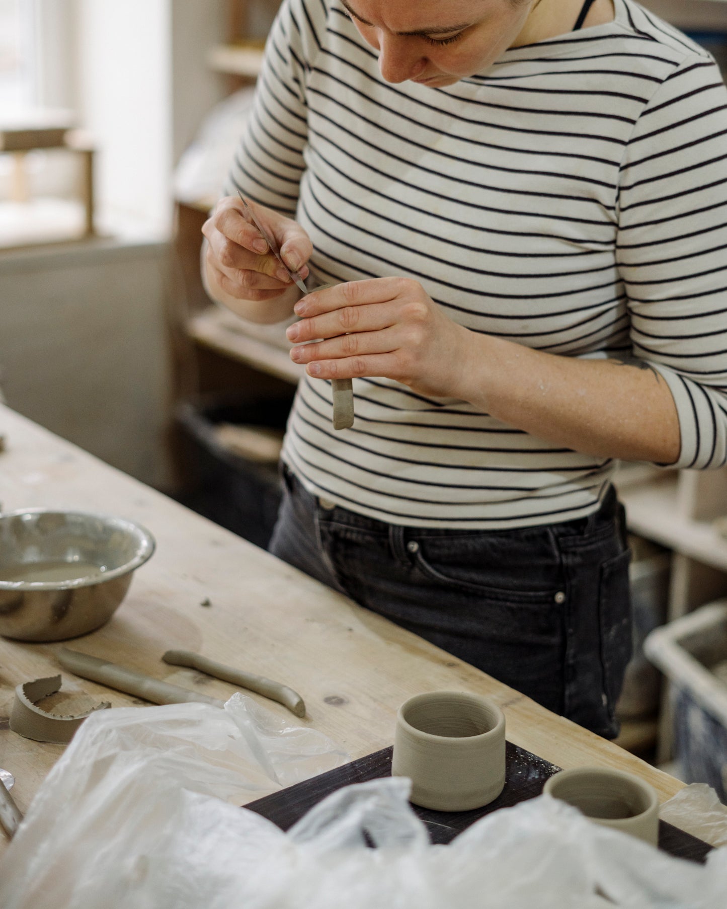 Wheel throwing & handbuilding (8 sessions)
